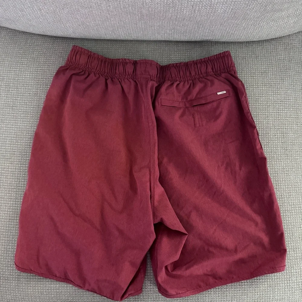Vuori Men's Drawstring Red Casual Shorts small - Picture 5 of 7